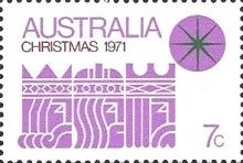 Christmas - Green Star on White
