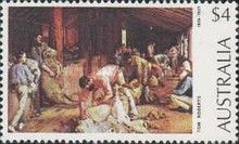 Shearing the Rams, by Tom Roberts
