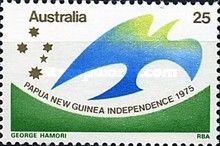 Papua New Guinea both symbols from Flag