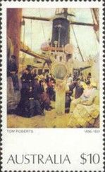 Coming South by Tom Roberts (cream paper)