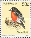 Flame Robin (Petroica phoenicea)