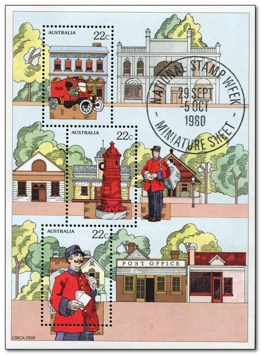 National Stamp Week- Postman