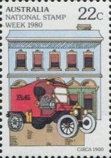 National Stamp Week- Ford Model T Mail Van