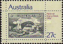Sydney Harbour Bridge 5/- Stamp of 1932