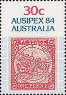 New South Wales 1d stamp from 1850
