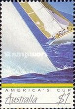 Two Yachts Under Full Sail