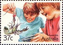 Boys Catching Crayfish