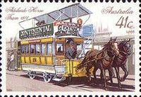 Horse Drawn Tram, Adelaide, 1878