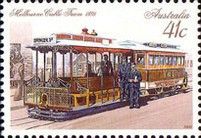 Cable Tram, Melbourne, 1886
