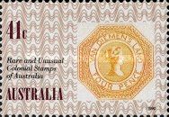Tasmania, 1853 4d. Stamp