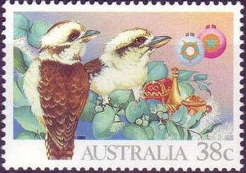 Laughing Kookaburra (Dacelo novaeguineae) and Gifts