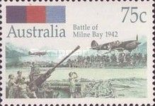 AA Gun and RAAF Kittyhawk, Milne Bay