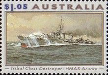 Tribal Class Destroyer - HMAS Arunta