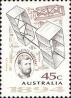 Lawrence Hargrave and Box Kite, 1894