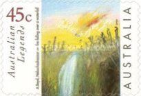 Nebuchadnezzar on Fire Falling over a Waterfall, Arthur Boyd