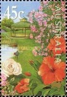 Hibiscus with Bandstand in Background