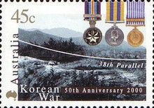 Medals and Korean Landscape
