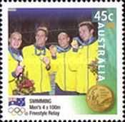 Men's 4 x 100m Freestyle Relay, offset