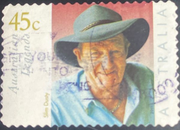 Slim Dusty Wearing “Sundowner” Hat