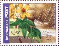HMS Endeavour on Reef and Kapok Tree