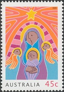 Mary, Baby Jesus and Angels