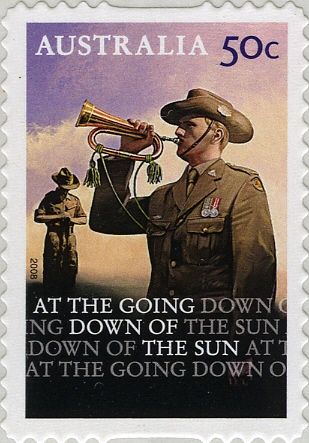 Playing the Last Post, from m/s