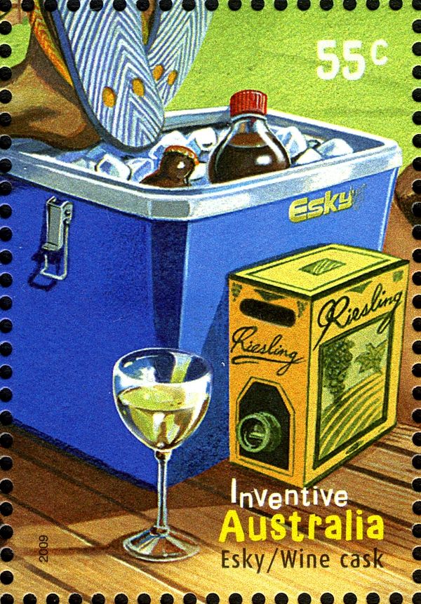 Esky and Wine Cask