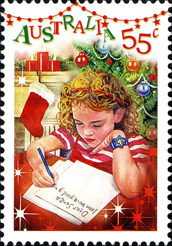 Christmas 2010 - Girl Writing Letter