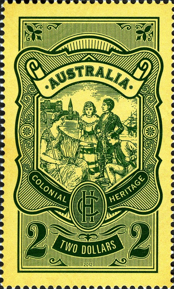 Sydney View (Figure of Industry and Convicts)