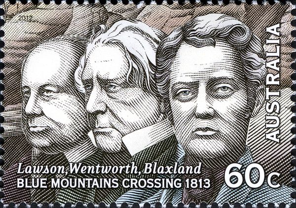 W. Lawson, W.C. Wentworth & G. Blaxland, 1813