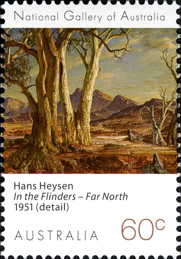 In the Flinders - Far North, Hans Heysen (1951)