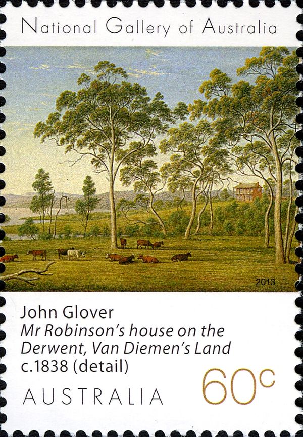 Mr. Robinson's House on the Derwent, John Glover (c.1838)