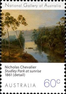 Studley Park at Sunrise, Nicholas Chevalier (1861)