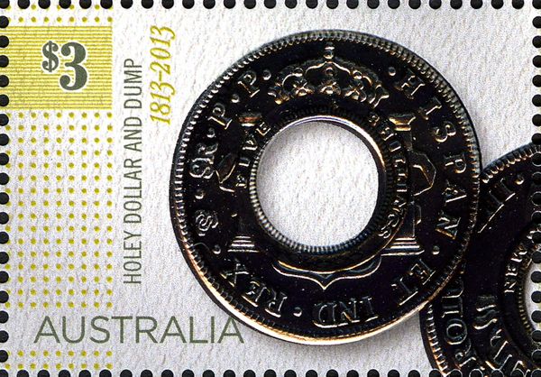 Holey Dollars with Foil