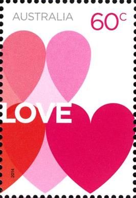 Greetings 2014 Love (Hearts)