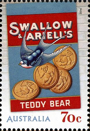 Swallow & Ariell's Teddy Bear Biscuits Label