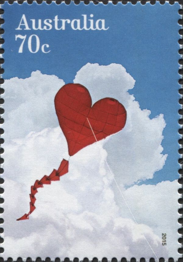 Heart-shaped Kite