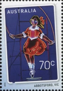 The Skipping Girl (Little Audrey), Abbotsford, Vic