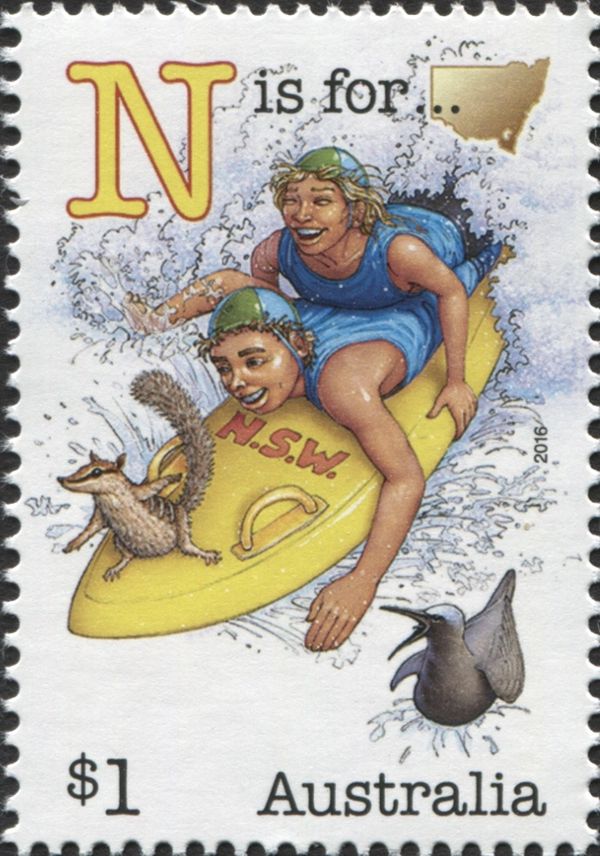 N is for New South Wales, Nipper, Numbat