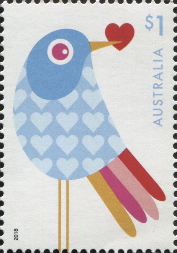 Love 2018 - Green Hearted Bird