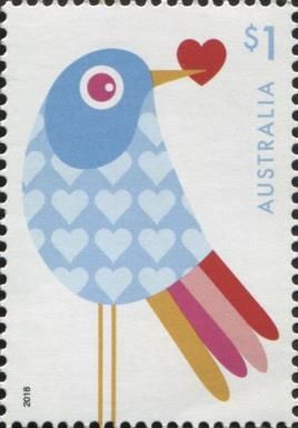 Love 2018 - Blue Hearted Bird