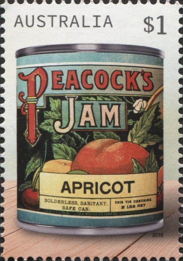 Vintage Jam Labels - Peacock's Jam