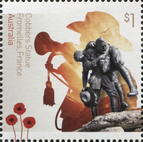 Cobbers Statue, Fromelles, France