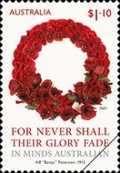 Red Memorial Wreath