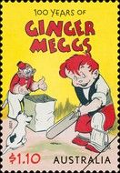 Ginger Meggs Playing Cricket