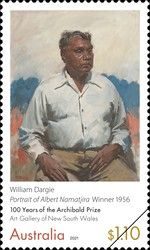 Portrait of Albert Namatjira, William Dargie (1956)