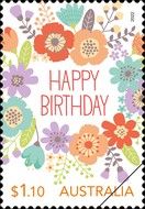 Happy Birthday and Flowers