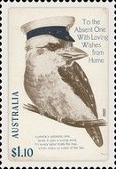Kookaburra Postcard for Navy