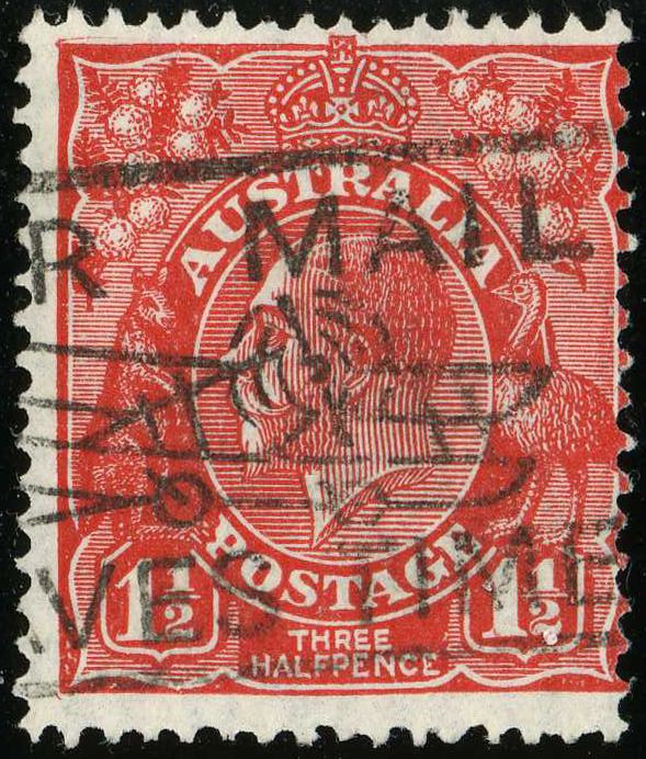 King George V, Die I and Perforated OS
