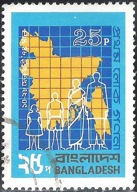 First Population Census - Family, Map and Chart